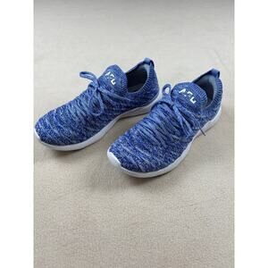 Women's APL Techloom Wave running athletic Sneakers EUC size 8 blue white